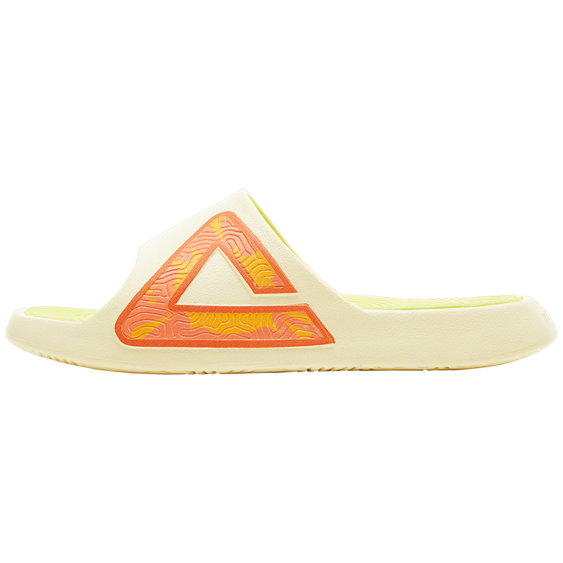 PEAK Taiji [Soft Persimmon] Sports Slippers, Summer Non-Slip Sandals, Thick-Soled Soft Cushion Beach Shoes, DL520111