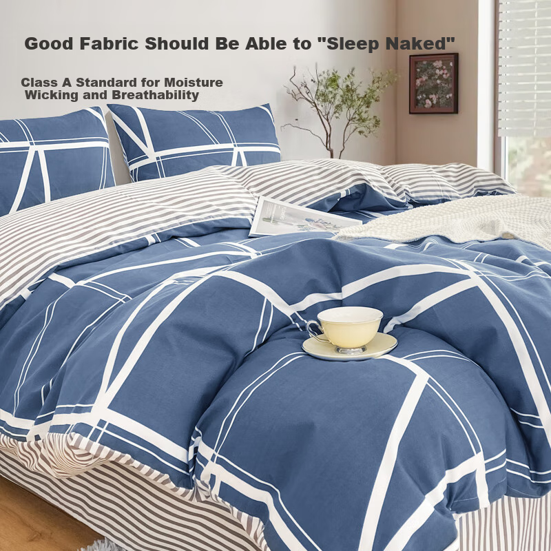 CROWN Duvet Cover, 200x230cm, Class A, for Student Dormitory, Single Or Double Bed, 1.5 Meters Wide, Summer Bedding, Single Piece