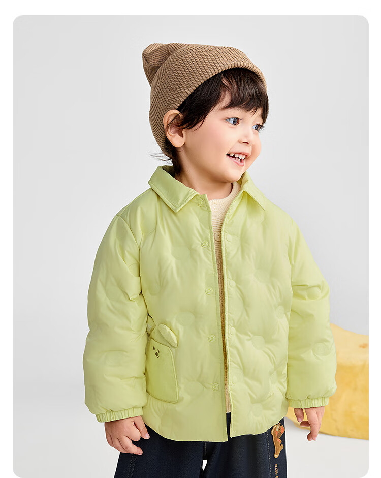 BALABALA Baby Down Jacket Shirt-Style Coat Boys Girls Winter 2025 [Mall Same Style] 201425107202 6