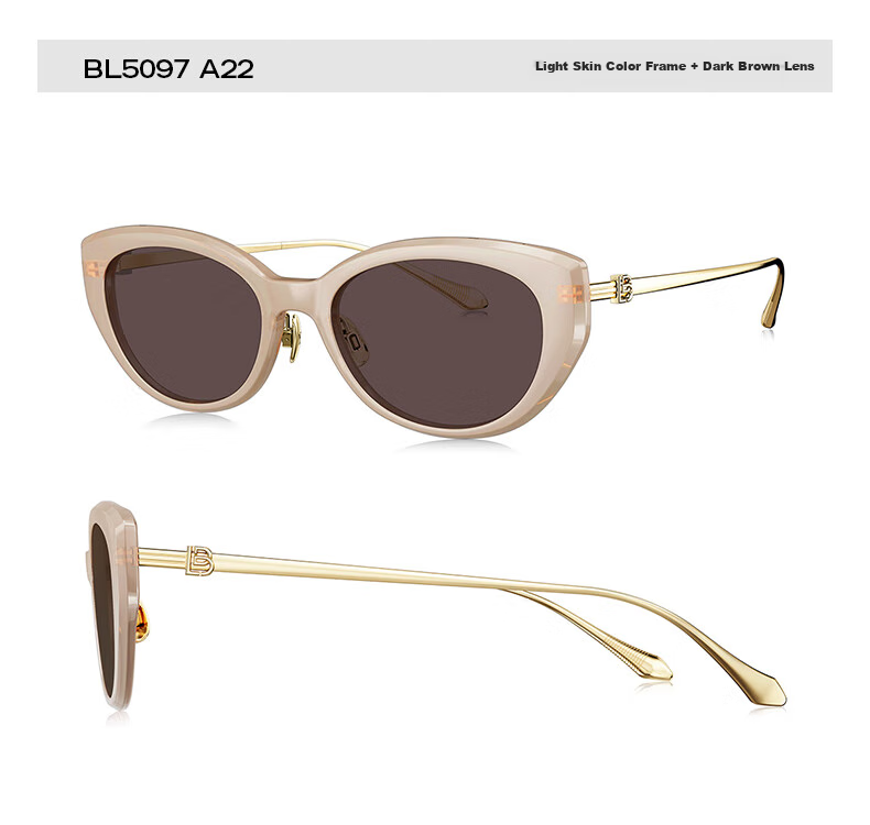 BOLON Sunglasses, Yang Zi's Style Oval Cat-Eye Sunglasses for Men And Women, Driving Sunglasses BL5097A92 12