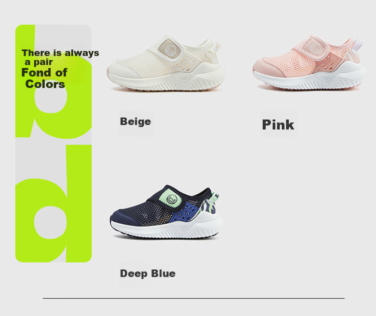 B.Duck Children's Walking Shoes, Summer Breathable Shoes, Boys And Girls Single Mesh Sneakers, 6836 Pink, Size 27 8