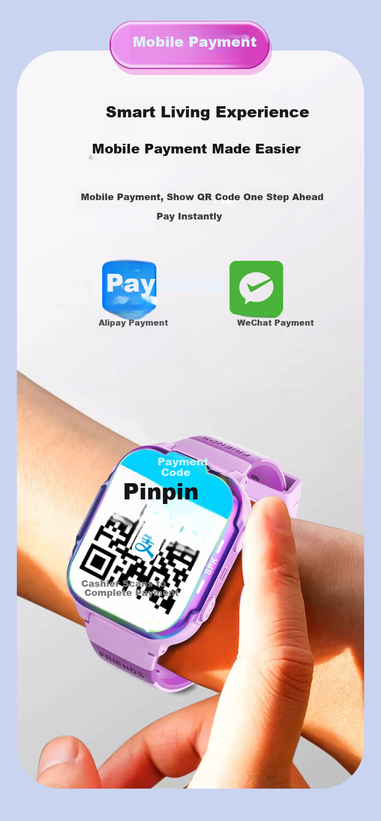 PALMHANG Smart Children's Phone Watch, 5G Full Network Compatible, Sports Video Watch, Suitable for Primary And Middle School Students, Can Insert SIM Card, GPS Precise Positioning, WeChat Multifunctional Youth Smart Watch 9