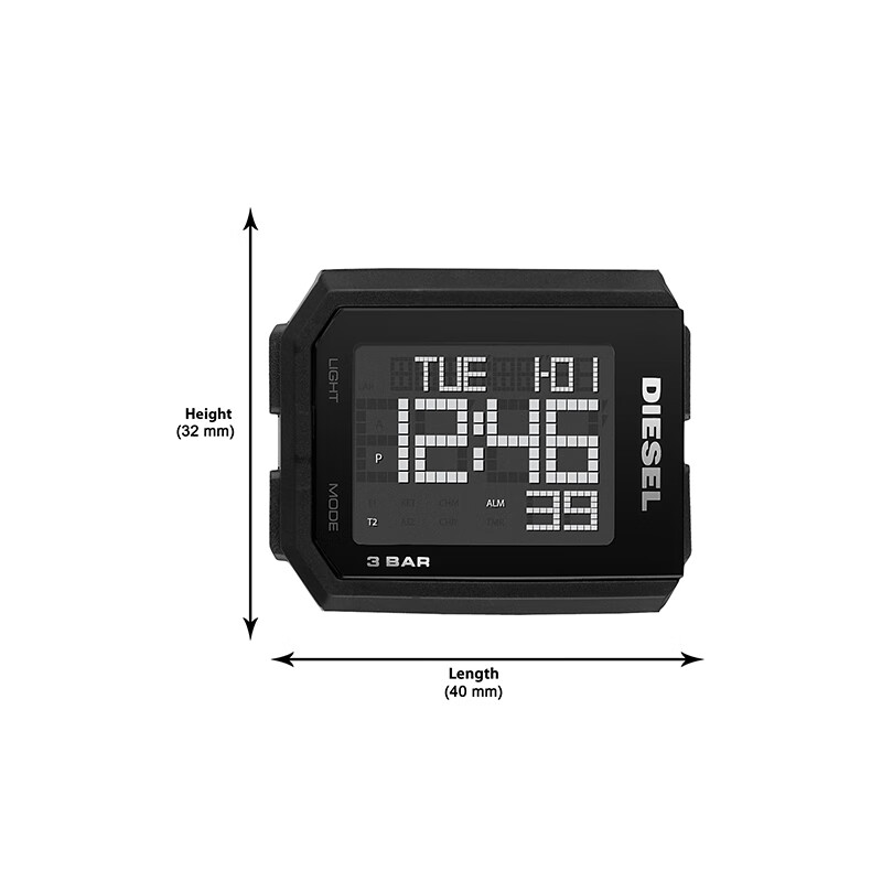 DIESEL Watch, Unisex ANADIGI Birthday Gift for Boyfriend Or Girlfriend DZ1918, Mid-Autumn Festival Gift 2