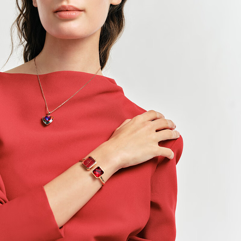 SAGA Light of Vendome Bracelet Watch for Women Luxury Fashion Gift Matisse Red Large Size