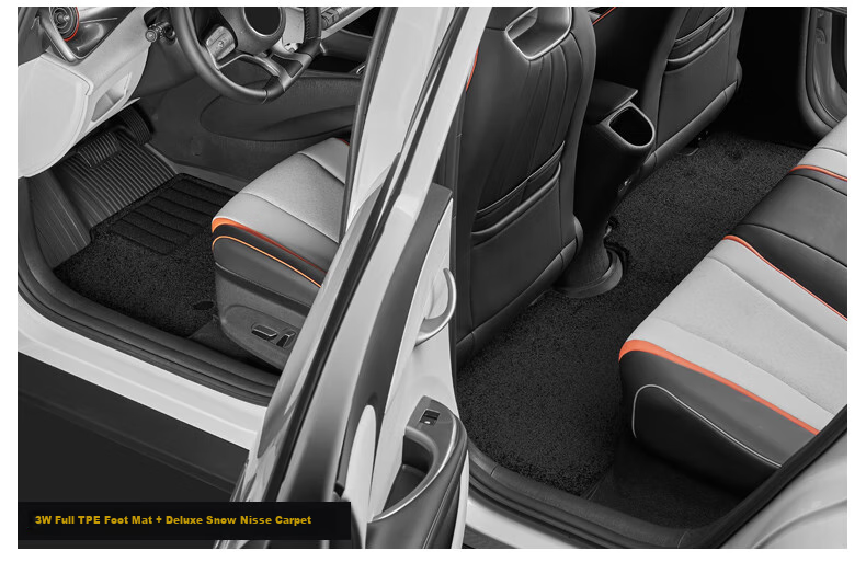 3W Suitable for BYD Dolphin All-TPE Car Floor Mats, Eco-Friendly Odorless, Customized for Electric New Energy Vehicles 13