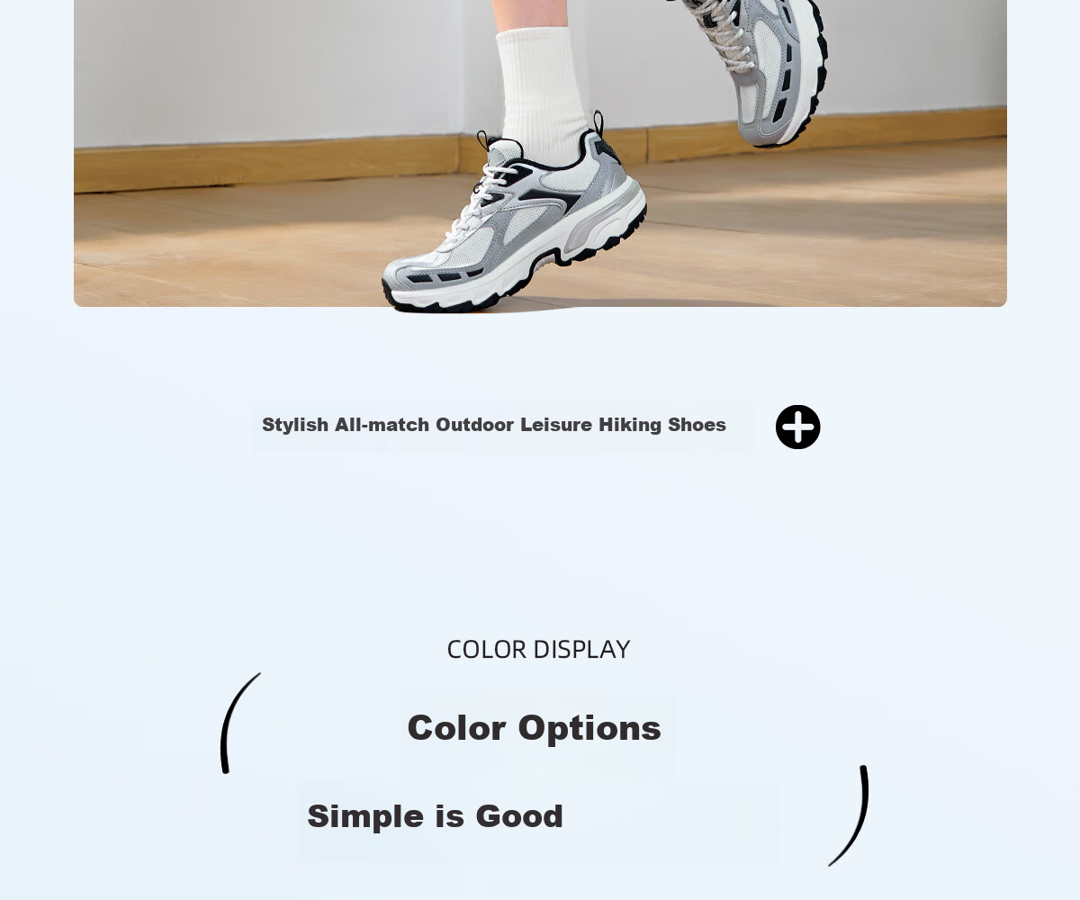 CAMEL Outdoor Hiking Shoes Unisex Non-Slip Breathable Sports Casual Footwear 7050 Size 38 9