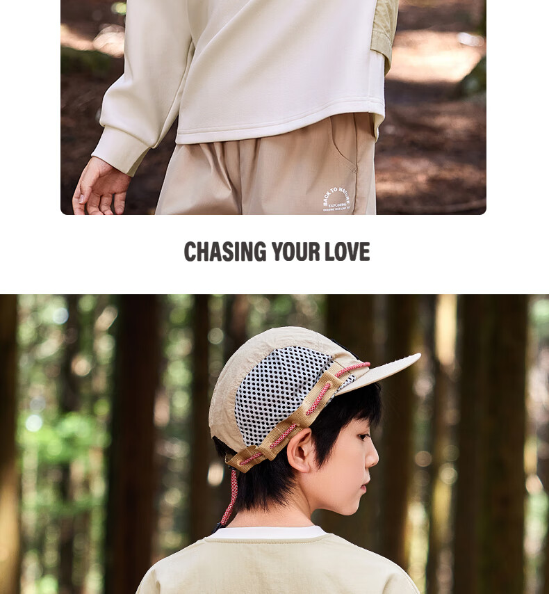 361° Children's Clothing, Boys' Sweatshirt for Fall 2025, Big Kids' Faux Two-Piece Workwear with Pockets, Sports Outdoor Top, Beige, Size 160 7