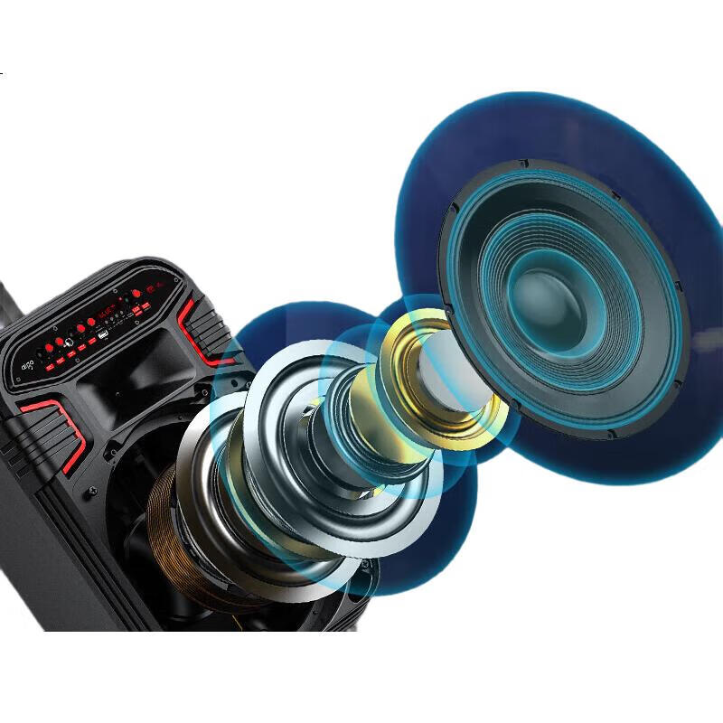 Портативная колонка Aiguozhe S59, 12-дюймовый сабвуфер, беспроводная Bluetooth-колонка для караоке, троллейбусная колонка, портативный домашний усилитель