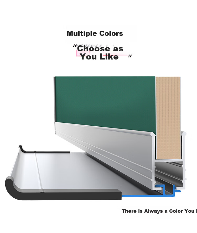 AUCS Large Blackboard Wall-Mounted Writing Board 150*90cm for Classroom Teaching, Children's Home Use, Training Classes, Tutoring Classes, Office, Student Use, Large Whiteboard Wall-Mounted Green Board Blackboard Bulletin Board 5