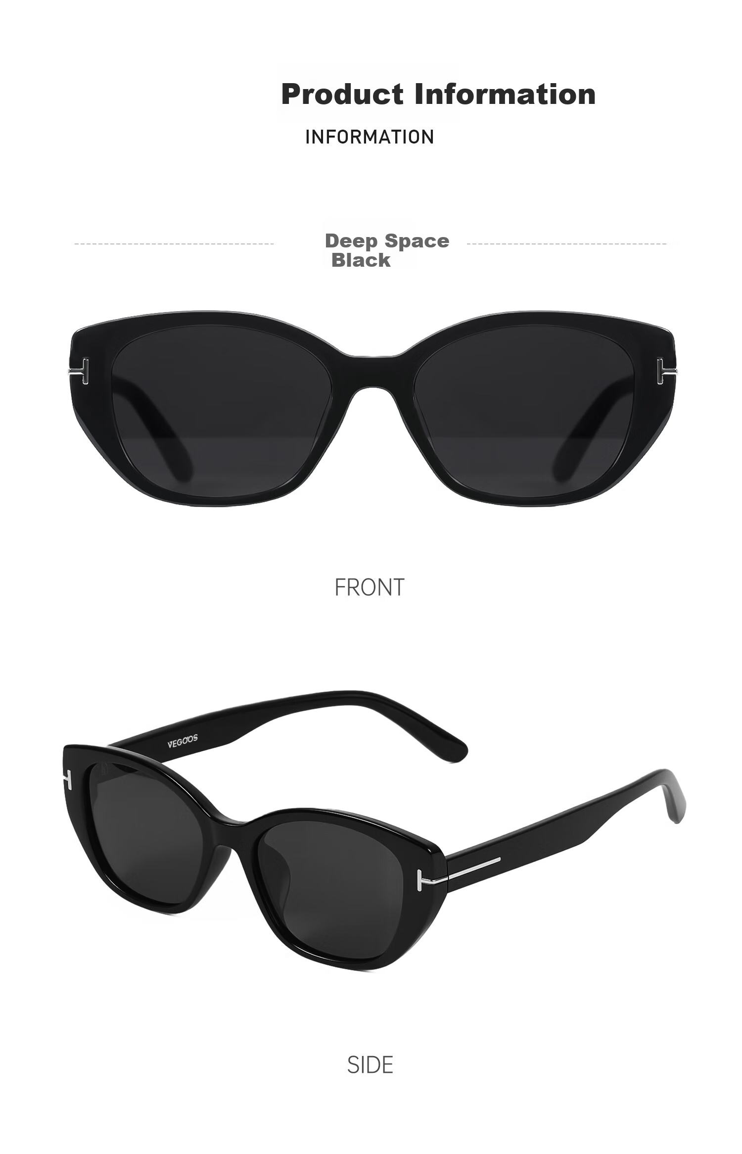 VEGOOS Polarized High-Definition Stylish Sunglasses for Women, Driving, Vacation, Travel, Sunglasses for Men 6269 6