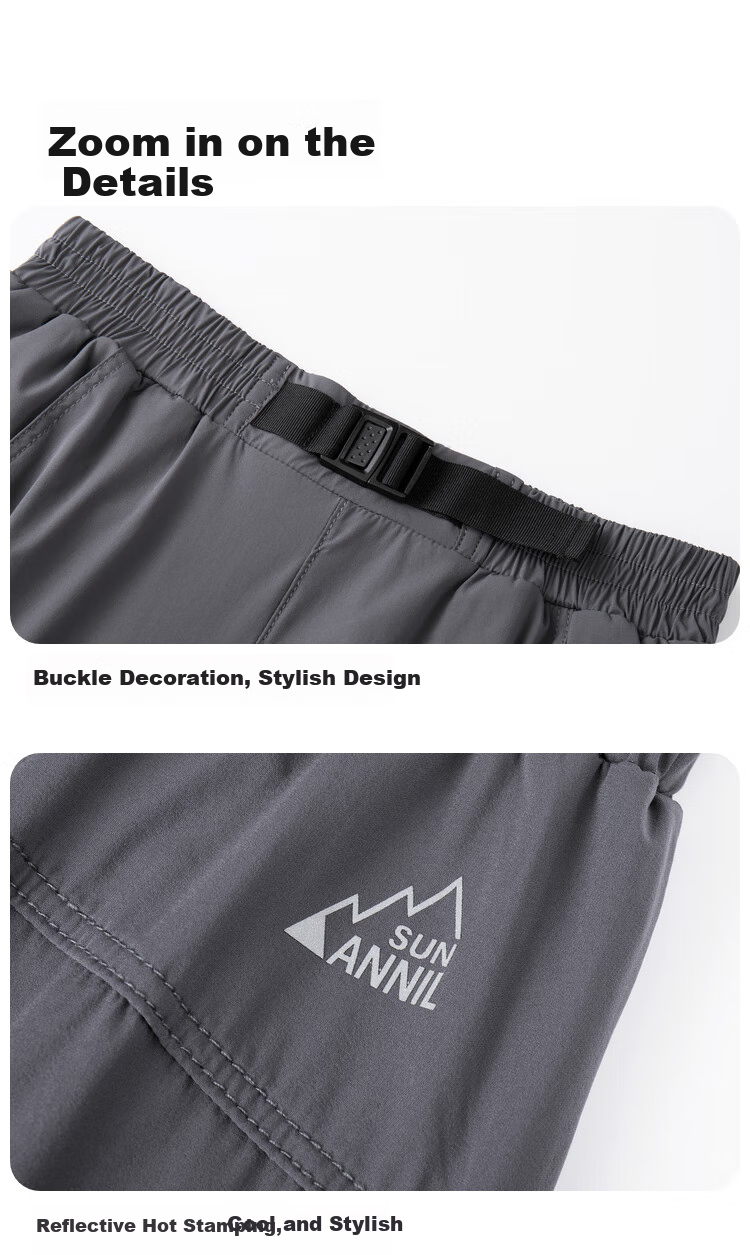 Annil Children's Clothing, Boys And Girls Mosquito-Repellent Pants, 2025 Spring New Casual Elastic Waist Drawstring Lightweight Loose Long Pants 15