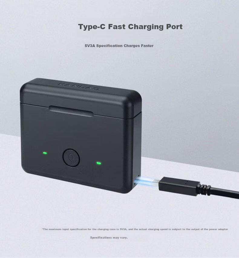 KanDao QooCam 3 Series Dual-Port Charging Station, Battery Manager, External Charging Case 2