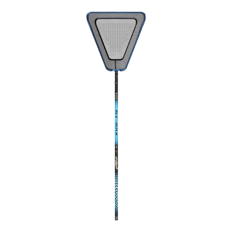 Woding Large Fish Landing Net Pole, Telescopic Fishing Net, Giant Fish Scoop Net Pole, 5m + Coated Large Fish Net Head