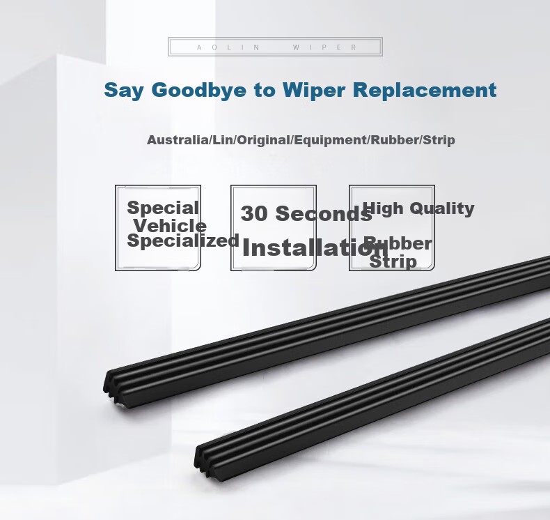 Aolin Wiper Blade Rubber Strip for Nissan Teana [2013-2018 Models], Compatible with Original Equipment 2