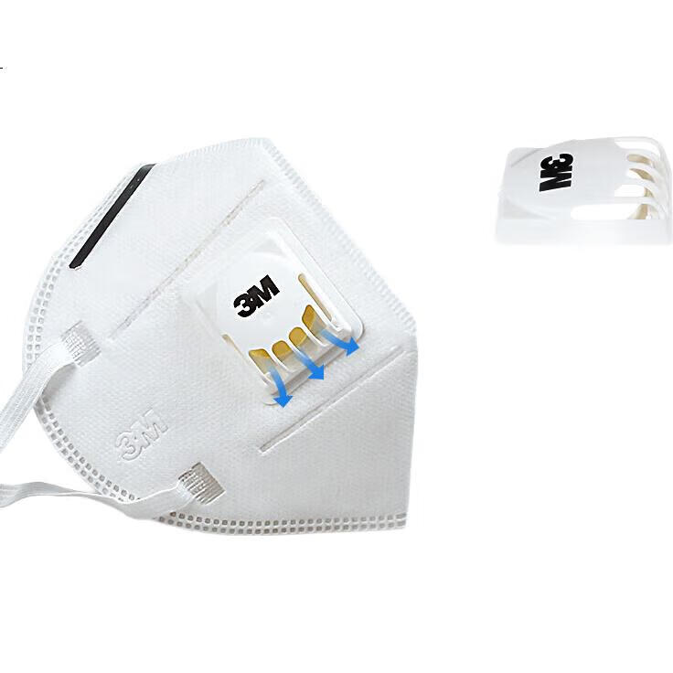 3M KN95 Респиратор 9501V+ с клапаном, защита от пыли, смога, PM2.5, пыльцы, для промышленных работ, 25 шт.