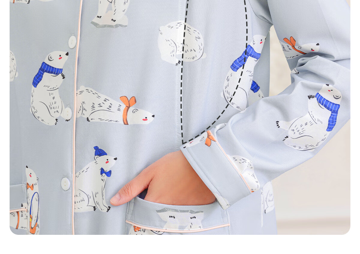 JOYNCLEON Postpartum Maternity Pajamas Women Tianshan Cotton Spring Summer Nursing Homewear XL Jyz179431 19