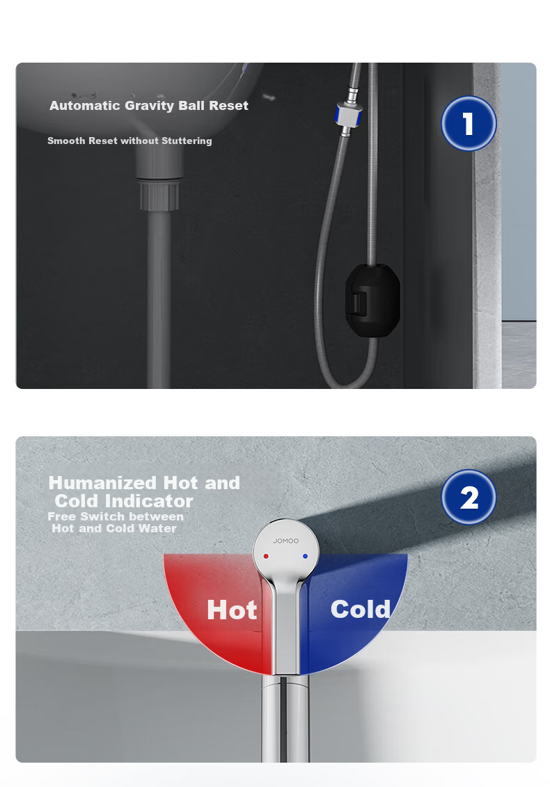 JOMOO Basin Faucet, Pull-Out Design, Hot And Cold Water, Washbasin Faucet, Face Washing Basin Faucet, 32344-574 23