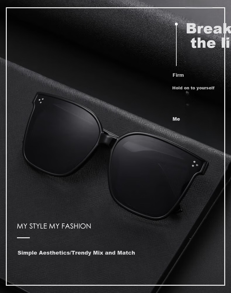 Boshide Sunglasses, Polarized Sunglasses, High-Definition UV Protection for Men And Women, Black Frame with Gray Lenses 1
