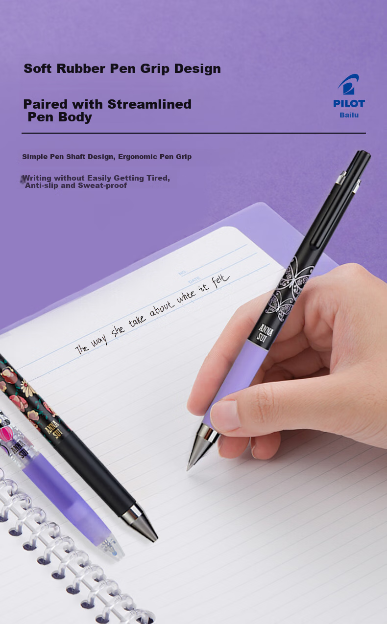 PILOT Juice Gel Pen, ANNA SUI Series, Retractable Gel Ink Pen, LJU-15EFSA 0.5mm Butterfly/orange 5