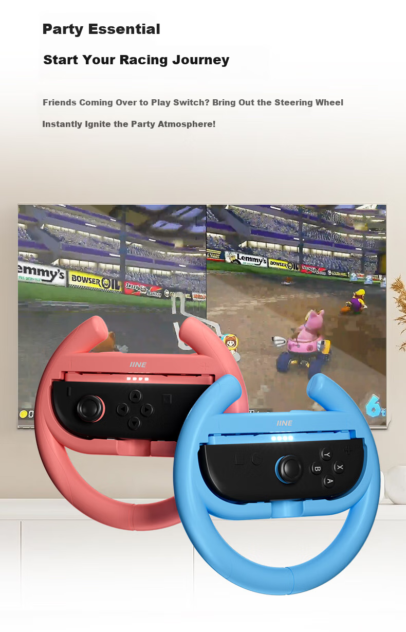 Liangzhi Compatible with Nintendo Switch Joy-Con Controller, Specialized for Switch 2, Blue And Orange Color, NS2 Dedicated Motion Sensor Accessory L1081 3