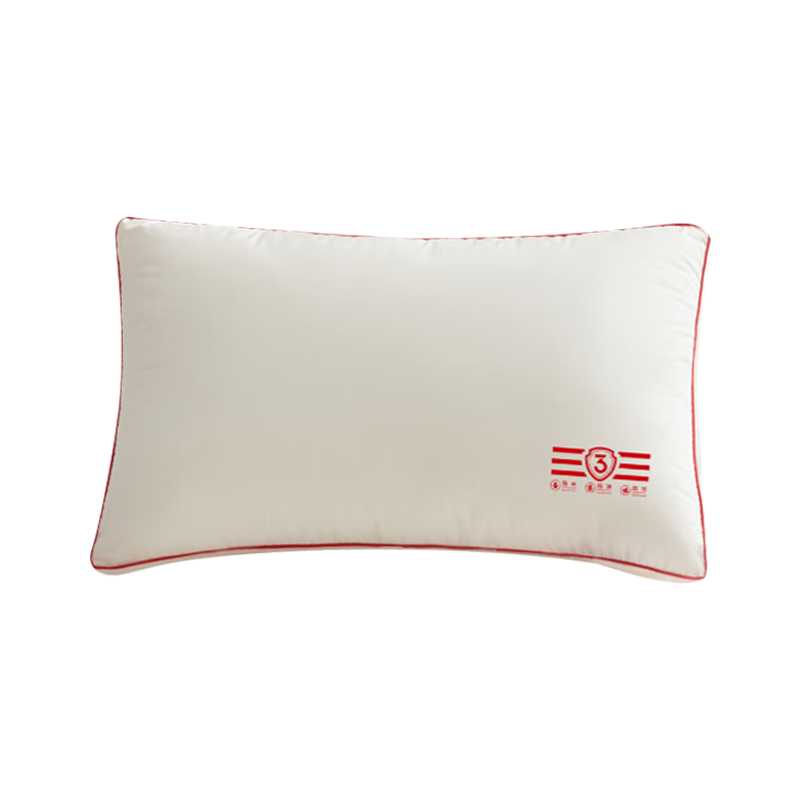 Grace Pure Cotton Class A Triple Protection Pillow, Anti-Head Oil Large White Pillow, Cervical Pillow for Home Use, Adult Pillow Core, 48*74cm