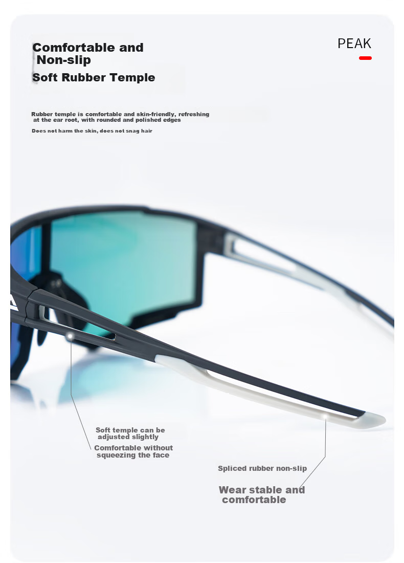 Pike Cycling Glasses for Men And Women, Nearsighted Outdoor Sports Running Sunglasses, Bicycle Windproof Sand-Proof Day And Night Dual-Use Goggles 9