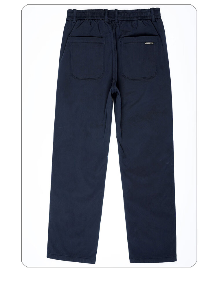 JEEP Casual Pants for Men, Spring And Summer Loose Cargo Pants, Men's Straight-Leg Sports Trousers, Navy Blue, 4XL 12