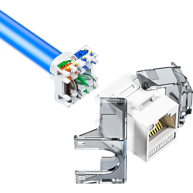 Сетевой модуль с панелью Cat6a