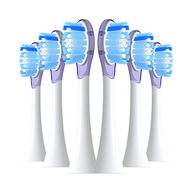 Donailun Compatible Philips Electric Toothbrush Heads HX3226/6730/6856/6850/6859/9033 Upgrade Soft Shock-Absorbing Replacement Brush Heads 6-Pack