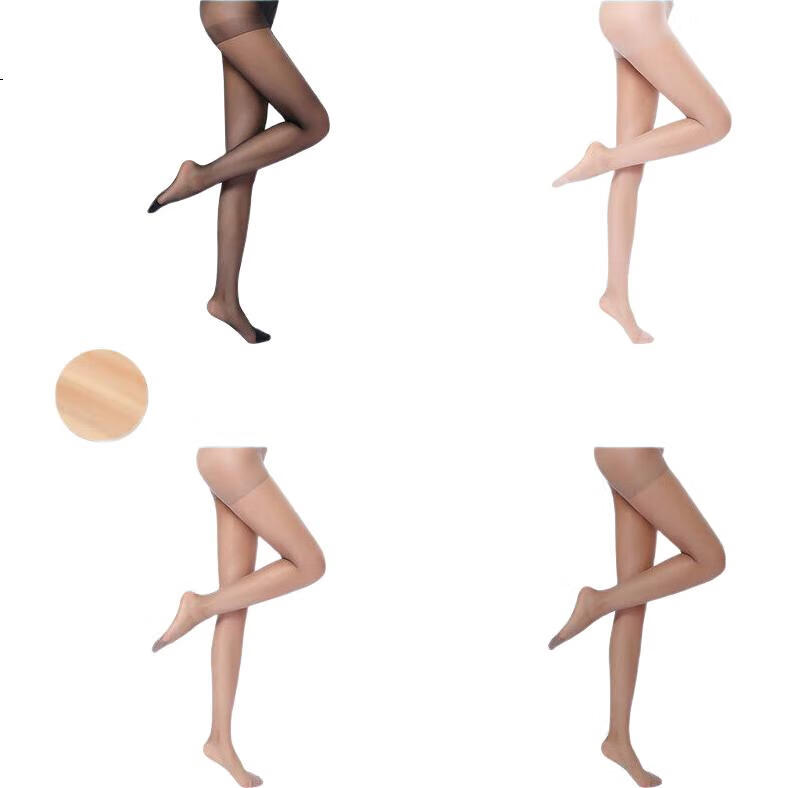 LangSha Silk Stockings for Women, 6 Pairs, Spring And Summer Ultra-Thin Pantyhose, Beautiful Legs, Outdoor Wear, Ladies' Thigh-High Tights, Slimming, Bare-Leg Effect Silk Stockings