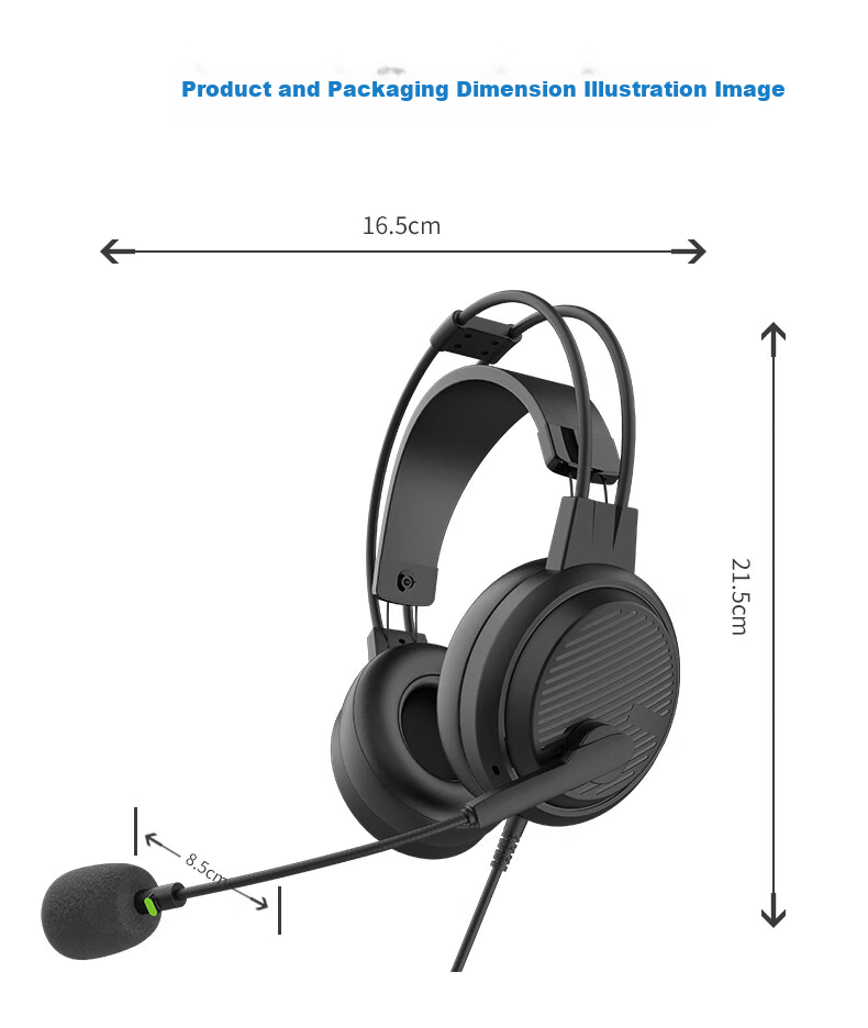 DANYIN D5000 English Listening And Speaking Exam Headphones, Wired with Microphone, for Training, Middle And High School Students, Human-Machine Dialogue, Speech Recording, Follow-Along Headset with Microphone, Dual Plug-I 12