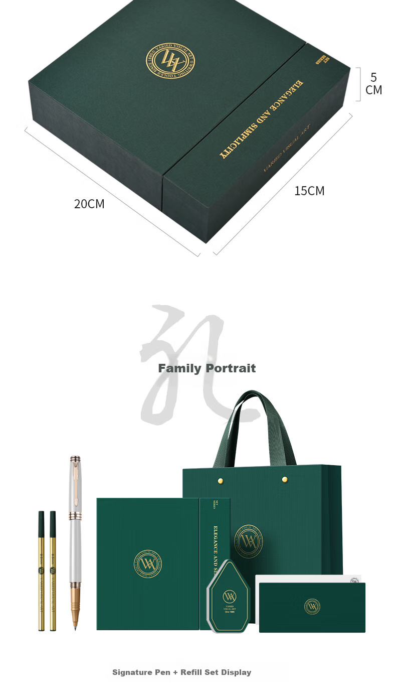 V.V.A [Mid-Autumn Festival And National Day Stationery Gift] Ballpoint Pen, Signature Pen, Gift for Teachers, Birthday Gift for Men And Women, High-End Pen, Knight White Liya Gold Clip, 0.5mm, Customizable 8