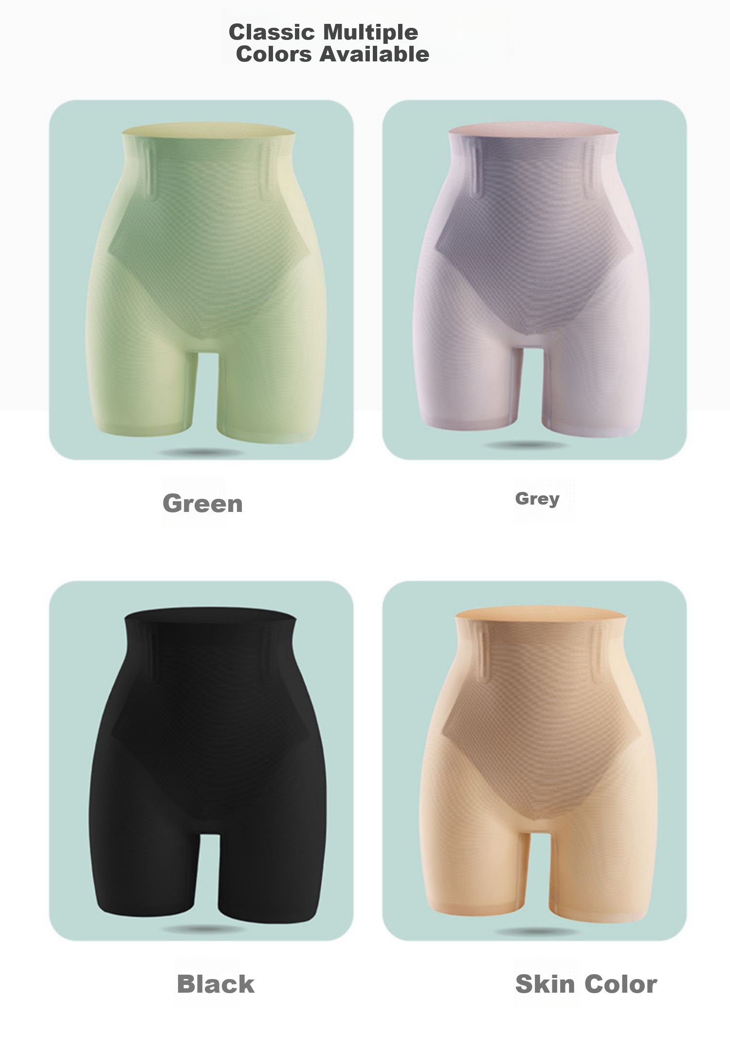 YUZHAOLIN High-Waisted Tummy Control Panties for Women, Waist-Cinching, Belly-Slimming, Butt-Lifting Shaping Shorts, Ultra-Thin Summer Safety Shorts 12