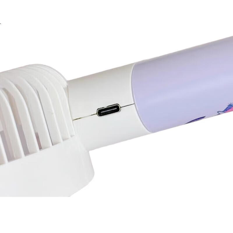Ouliwen Мини-вентилятор, портативный USB-вентилятор с подставкой, 3 скорости, синий