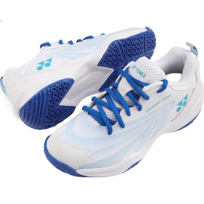 Бадминтонные кроссовки YONEX SHBCFT2EX, мужские, белые с синим, размер 45