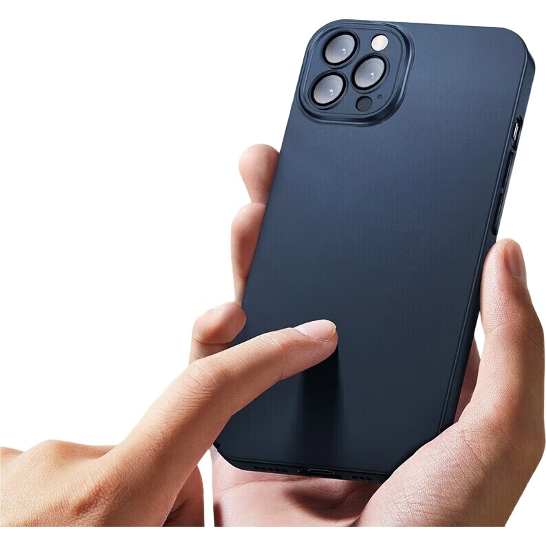 Чехол-накладка EDDGA для Apple iPhone 13 Pro, матовый, противоударный, черный