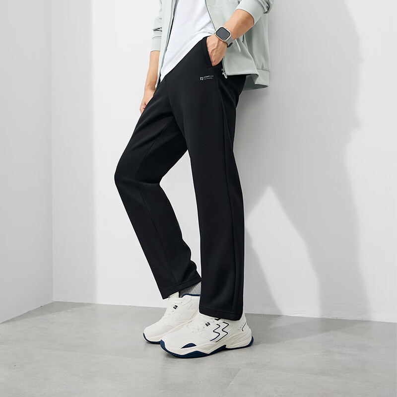 361° Men's Autumn Winter New Sports Pants Loose Running Casual Five-Panel Straight Leg Trousers 652534708-4