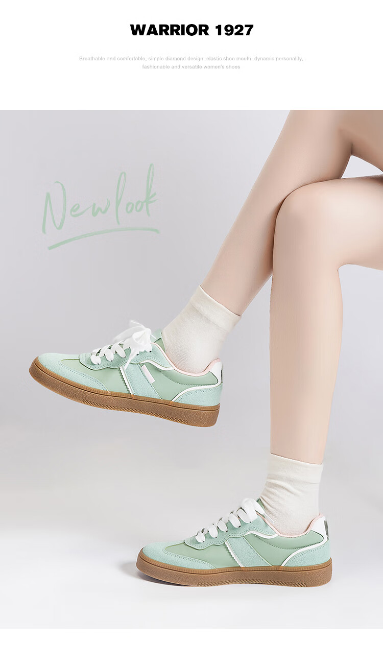 Huili Official Women's Shoes, Dexun Shoes for Women, 2026 Summer Soft-Soled Shoes, Versatile Sports Sneakers for Women, Green, Size 37 11