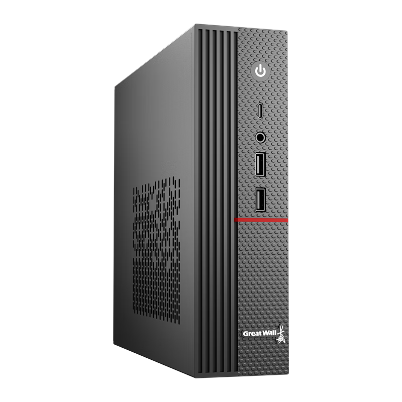 Great Wall Lingyun THC37 Desktop Computer Mini PC Commercial Office Home Use Mini Host (13th Gen Core i5 13500H 12-Core 8GB+256GB)