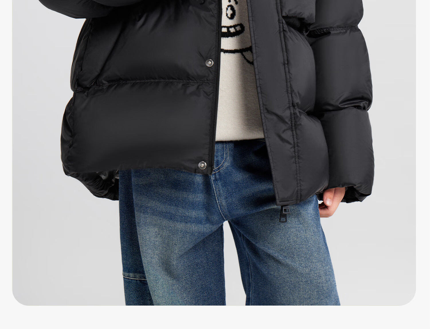 Zuo Xi Boys' Winter Down Jacket New Warm Children's Three-Proof Hooded Puffer Coat Red 140 New Year Outfit 32