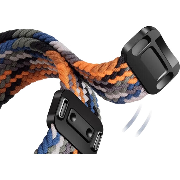 Ремешок CHENSONG для Xiaomi Smart Band 9 Pro/8 Pro, Redmi Watch 6/5/4, плетеный, с магнитной застежкой, черный шоколад