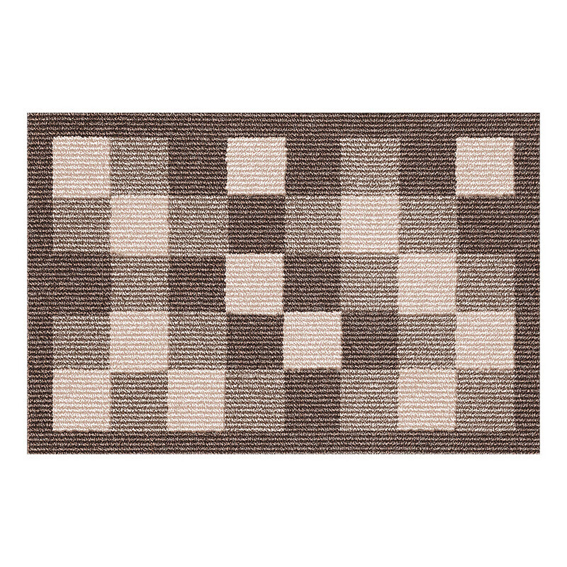Budisi Entrance Door Mat, Doormat for Entryway, Cuttable, Dirt-Resistant, Dust-Proof, Non-Slip, Vintage Brown Foot Mat, 80*50CM