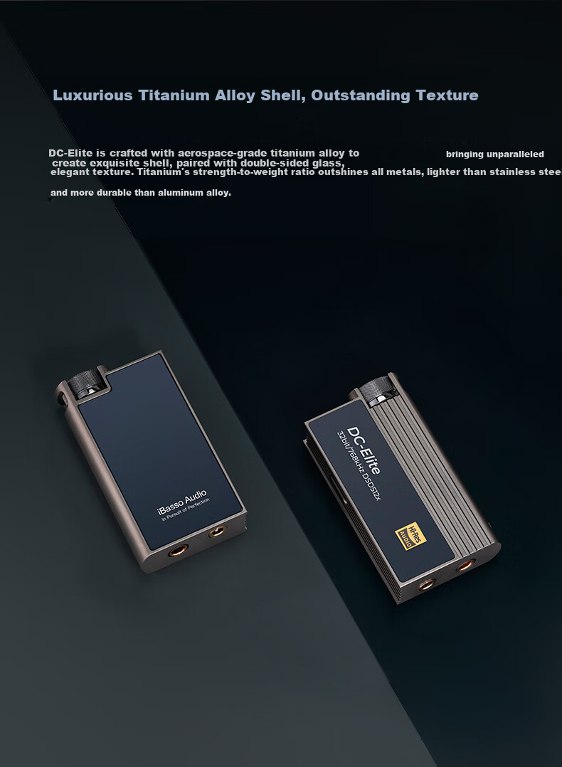 IBasso DC-Elite Balanced Decoder Headphone Amplifier with 4.4mm Balanced, 3.5mm Plug, Type-C Port, Replaceable Cable, HIFI Portable Android Computer Small Tail Adapter Cable 8