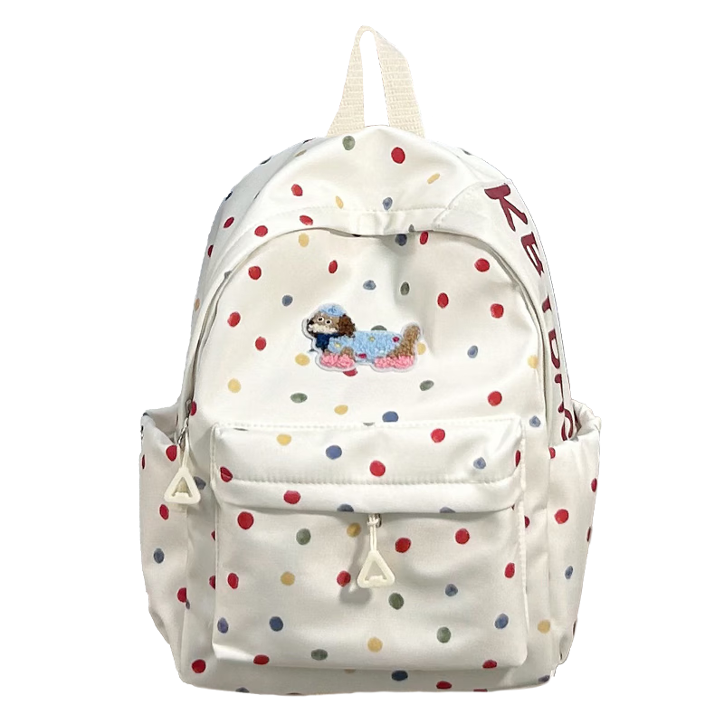 JINSHIWQ Large Capacity School Backpack for Girls, Cute Middle and Primary School Students, Grades 3-6, High-Quality Kids' Shoulder Bag