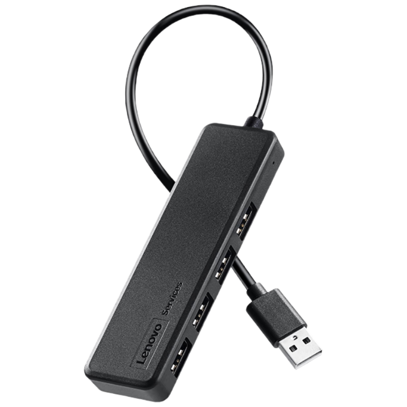 Lenovo USB Hub, USB 2.0 Interface Adapter, USB Extender Cable, Laptop Hub Expansion Dock, USB Extension Converter BY01-2.0 (0.25M)