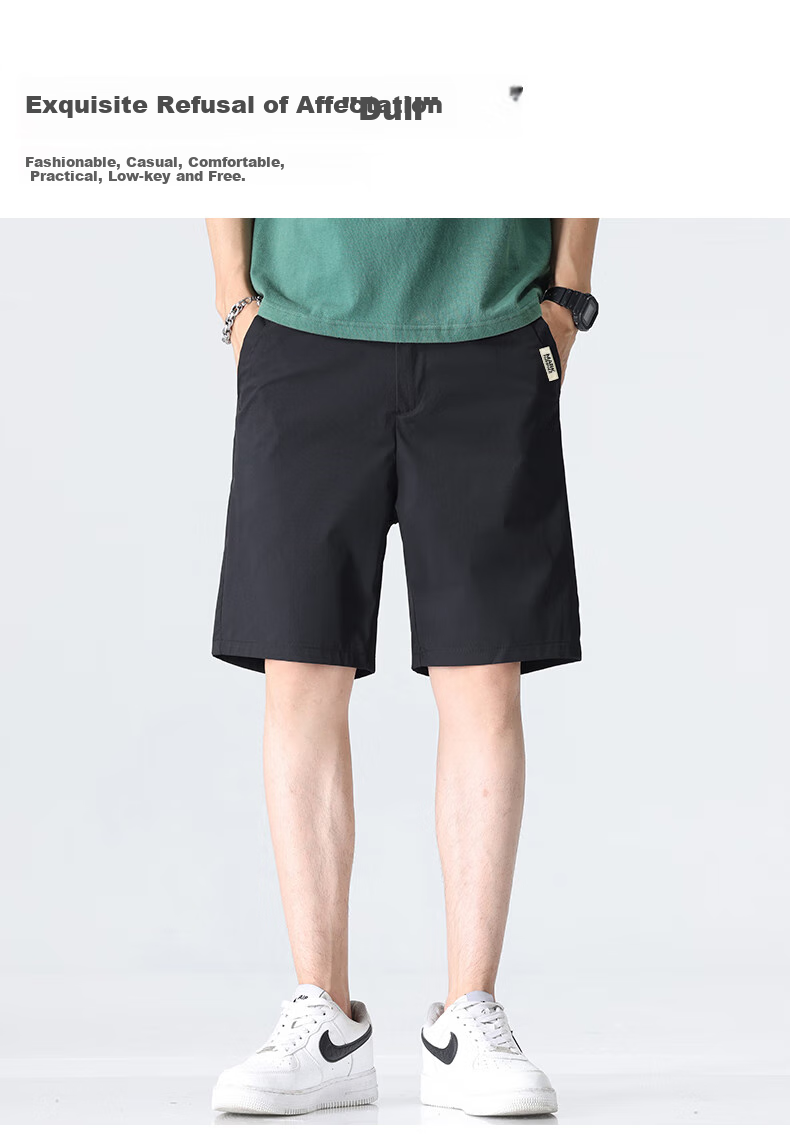 MARK FAIRWHALE Ice Silk Cooling Five-Point Shorts for Men, 2026 Summer New Loose Casual Pants, Trendy Quick-Dry Shorts for Me 3