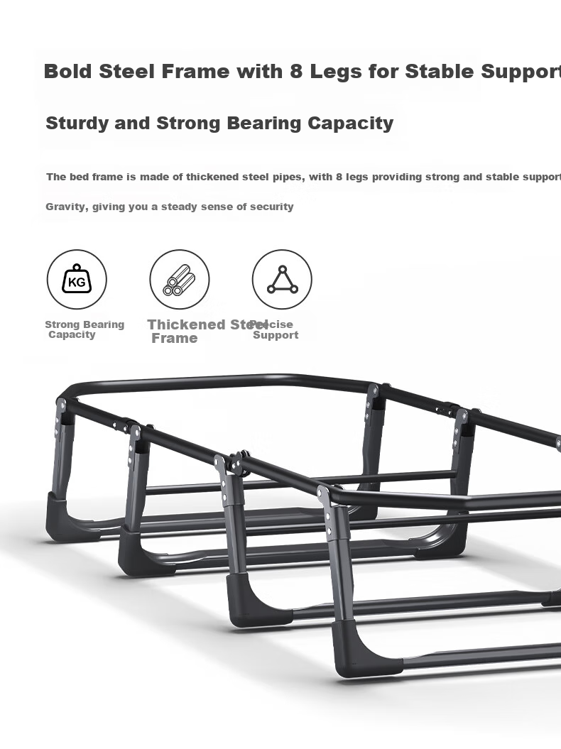 Nanjiren Folding Bed, Single Nap Chair, Office Siesta Bed, Camping Cot 8