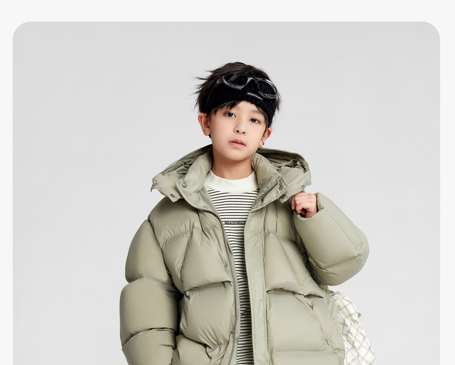 Zuo Xi Boys' Winter Down Jacket New Warm Children's Three-Proof Hooded Puffer Coat Red 140 New Year Outfit 49