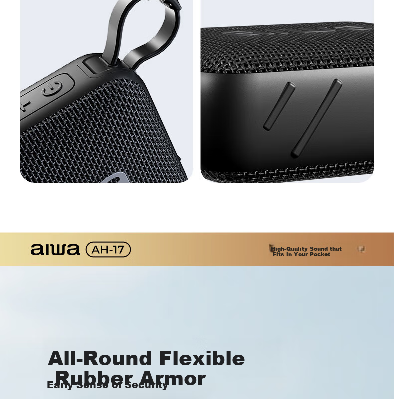 Aiwa AH-17pro Bluetooth Speaker with USB and TF Card Support, Portable Wireless Player for Square Dance, Home Desktop Outdoor Sound System, Purple 13