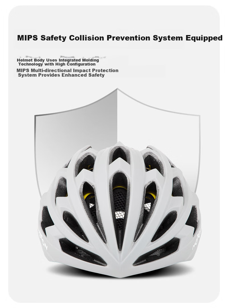 MOON MIPS Cycling Helmet, Lightweight Aerodynamic Safety Cap for Road Bikes And Mountain Bikes, Unisex Equipment, Size M 5